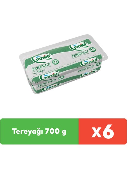 Tereyağı 700 G x 6 Adet