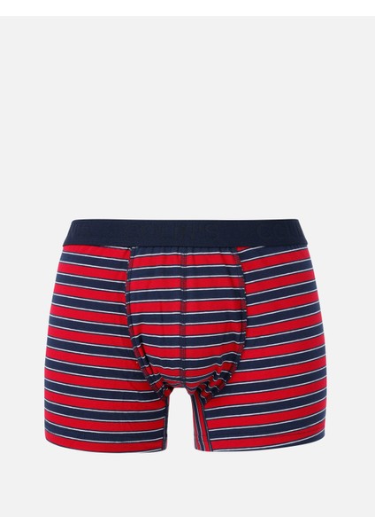 Modern Fit Baskılı Erkek Kirmizi Boxer Cl1068362
