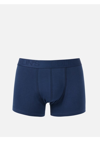 Modern Fit Baskılı Erkek Lacivert Boxer Cl1068356