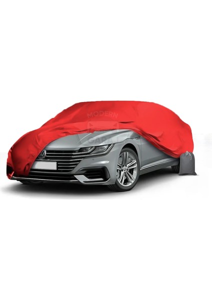 Kırmızı Penye Universal Sedan Branda – Fiat Egea, Toyota Corolla, Renault Megane, Honda Civic, Opel Astra Uyumlu, Şık ve Dayanıklı Koruma