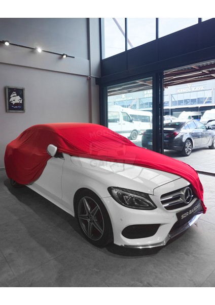 Kırmızı Penye Universal Sedan Branda – Fiat Egea, Toyota Corolla, Renault Megane, Honda Civic, Opel Astra Uyumlu, Şık ve Dayanıklı Koruma modelleri