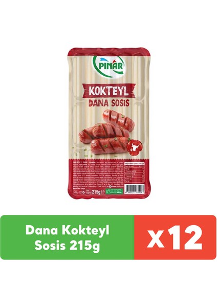 Dana Kokteyl Sosis 215G
