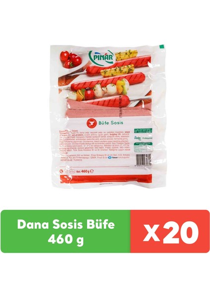 Dana Sosis Büfe 460 g x 20 Adet
