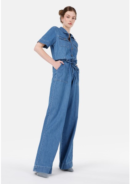 Regular Fit Kadın Mavi Jean Pantolon Cl1068654