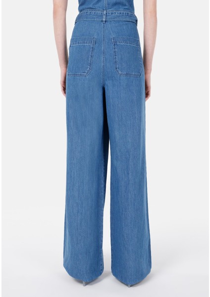 Regular Fit Kadın Mavi Jean Pantolon Cl1068654