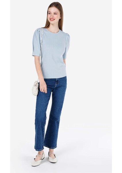 Regular Fit Kadın İndigo Jean Pantolon modelleri
