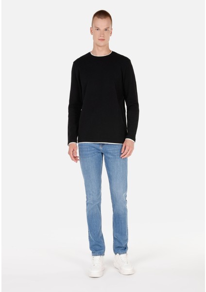 Siyah Erkek Tshirt U.kol modelleri