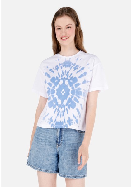 Beyaz Kadın Tshirt K.kol