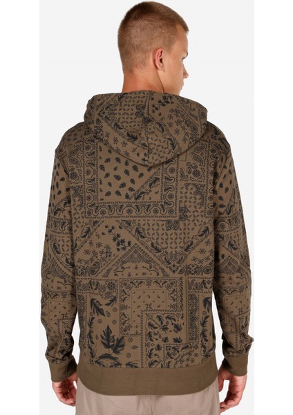 Regular Fit Erkek Yeşil Sweatshirt