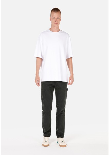 Loose Fit Orta Bel Yeşil Erkek Pantolon CL1070152