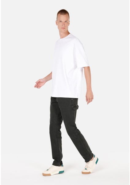 Loose Fit Orta Bel Yeşil Erkek Pantolon CL1070152