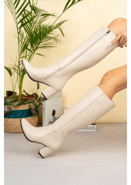 Tolgado Kadın Klasik Topuklu Çizme fırsatları