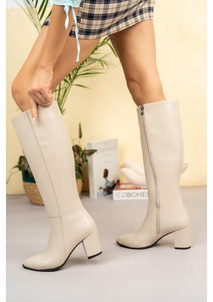 Tolgado Kadın Klasik Topuklu Çizme indirimleri