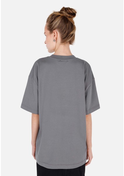 Gri Kadın Tshirt K.kol
