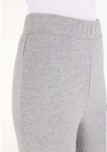 Regular Fit Orta Bel Kadın Gri Eşofman Altı