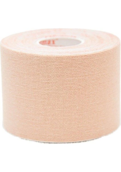 Bej Renkli Kinesiotape Sporcu Bandı, Esneklik ve Destek Sunar