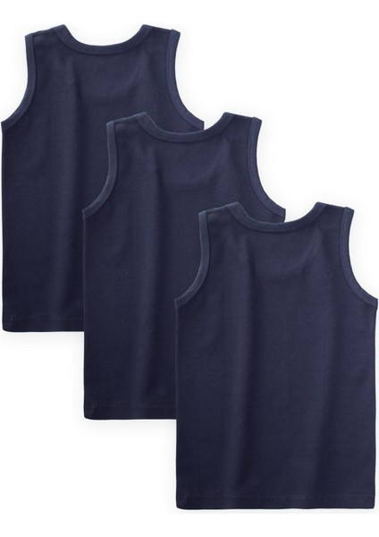 Üçlü Erkek Atlet Set 2-9 yaş Lacıvert fiyatları