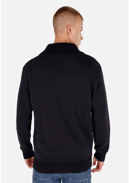 Comfort Fit Erkek Siyah Sweatshirt fiyatları