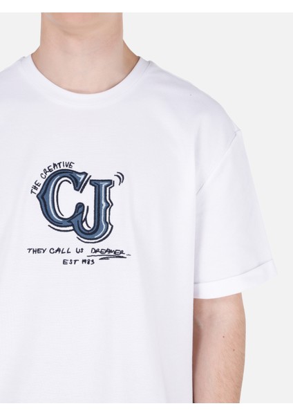 Beyaz Erkek Tshirt K.kol indirimleri