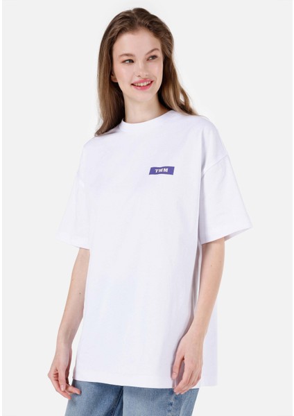 Beyaz Kadın Tshirt K.kol