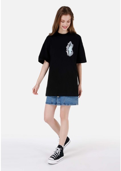 Siyah Kadın Tshirt K.kol modelleri
