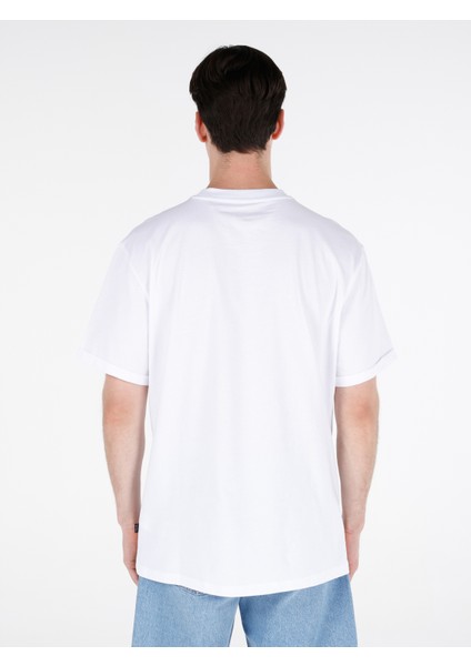 Beyaz Erkek Tshirt K.kol