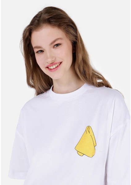 Beyaz Kadın Tshirt K.kol fırsatları