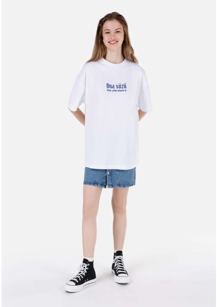 Beyaz Kadın Tshirt K.kol modelleri