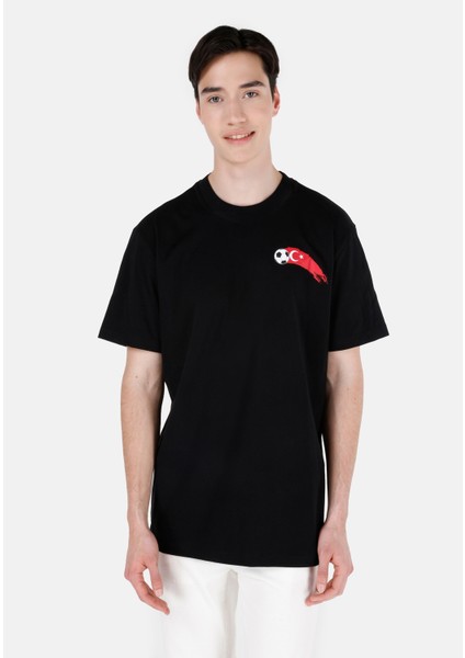 Siyah Erkek Tshirt K.kol