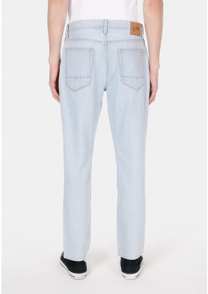 067 Jack Regular Fit Orta Bel Daralan Paça Erkek Mavi Jean Pantolon CL1073041