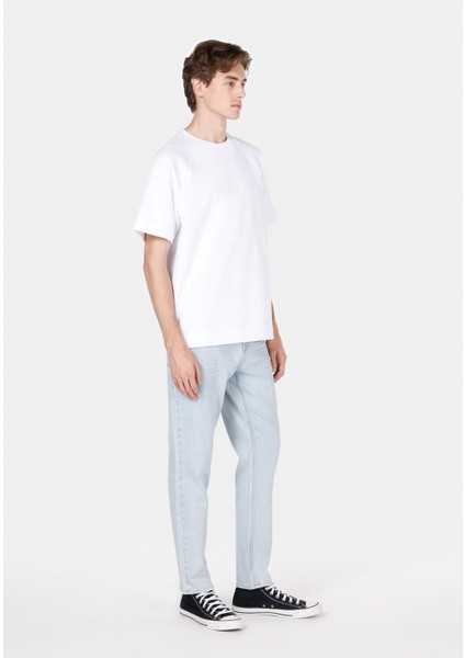 067 Jack Regular Fit Orta Bel Daralan Paça Erkek Mavi Jean Pantolon CL1073041