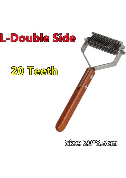 Evcil Hayvan Tüy Alma Tarağı Kedi Köpek Fırçası Evcil Hayvan Tüy Bakım Aletleri Yavru Köpek Tüy Dökme Tarağı Evcil Hayvan Tüy Kesme Tüy Alma Fırçası (Yurt Dışından)