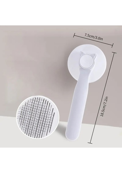 Evcil Hayvan Tüy Alma Tarağı Kedi Köpek Fırçası Evcil Hayvan Tüy Bakım Aletleri Yavru Köpek Tüy Dökme Tarağı Evcil Hayvan Tüy Kesme Tüy Alma Fırçası (Yurt Dışından)