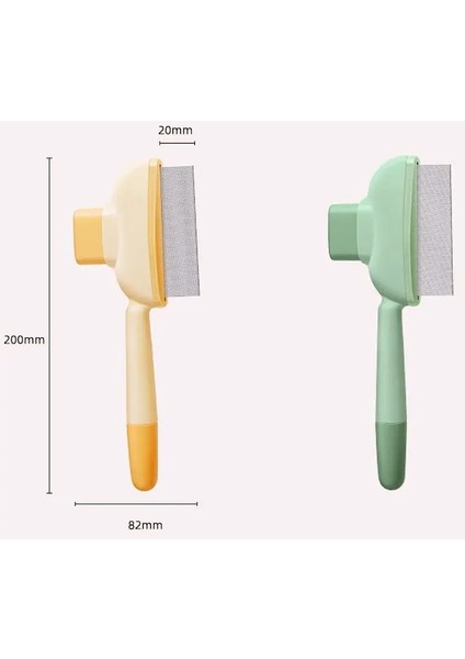 Evcil Hayvan Tüy Alma Tarağı Kedi Köpek Fırçası Evcil Hayvan Tüy Bakım Aletleri Yavru Köpek Tüy Dökme Tarağı Evcil Hayvan Tüy Kesme Tüy Alma Fırçası (Yurt Dışından)