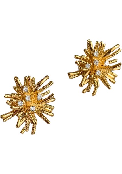 Niş Mizaç Küpe Trendi Banliyö Küpeleri ile Yüz (Yurt Dışından)