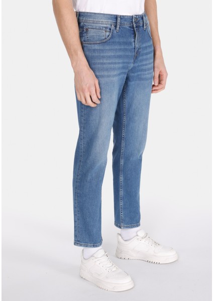 Straight Fit Düşük Bel Düz Paça Erkek Yeşil Ecologic Jean Pantolon fırsatları