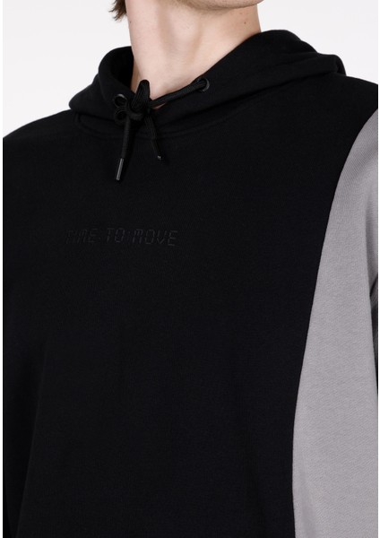 Regular Fit Erkek Siyah Sweatshirt fırsatları