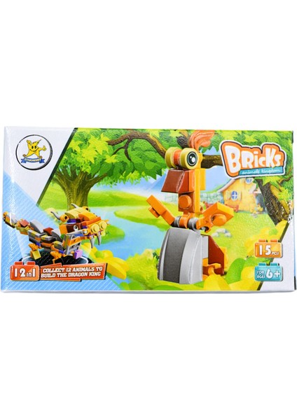 Bricks LEGO Hayvanlar 10 Rooster 15 Parça (SM198B-10)