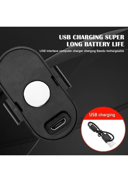 Bisiklet&scooter Çakar,7 Renk Led,3 MOD,110MAH Şarj Edilebilir,cırt Cırt ve Lastik Ile Kullanım indirimleri