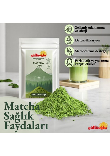 Premium Ceremonial Grade Japon Detox Maça Çayı 50 gr
