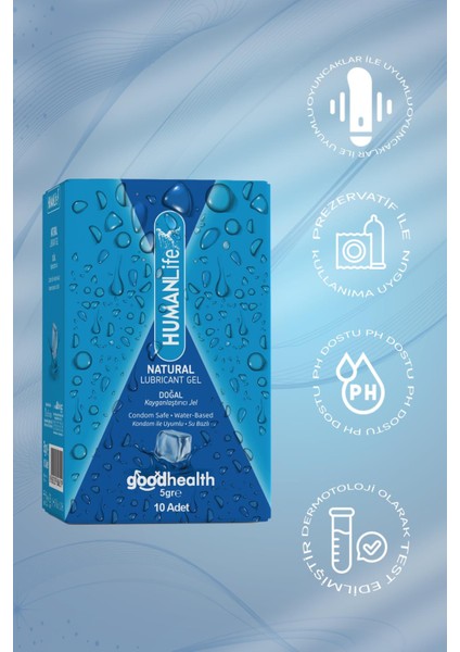 Humanlife 5 gr x 10 Doğal Jel Lubricant modelleri