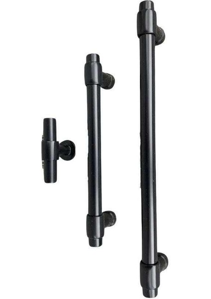Mobilya Kulbu Siyah Renk 192MM Kulp 1 Adet (SY4686 0192 Al6-Al6)