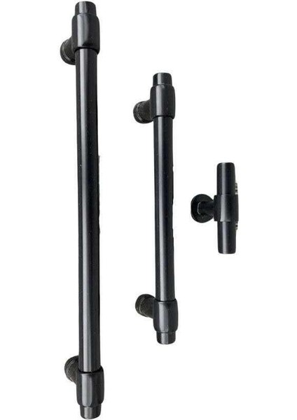 Mobilya Kulbu Siyah Renk 192MM Kulp 1 Adet (SY4686 0192 Al6-Al6)