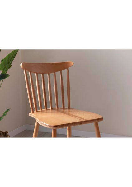 Teksas Ahşap Naturel Kolsuz Mutfak Bar Sandalyesi modelleri
