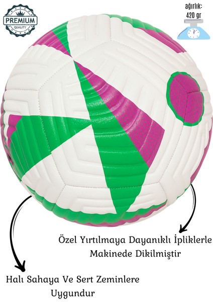 Futbol Topu 2026 5 Astarlı Pompalı Set Dayanıklı Sert Zemin Halı Saha Ekstra Dayanıklı Futbol Topu No:5 FT001 fırsatları
