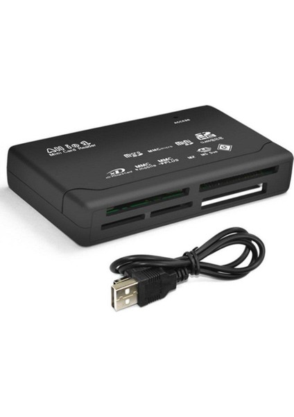 USB Hub Micro Sd/xd/mmc/ms/cf/tf Mini M2 Çoklu Kart Okuyucu 4296