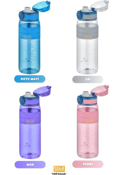 600ml Yeni Koleksiyon Silikon Gövde Mavi Tritan Su Matara, BPA ve Koku Yok fırsatları