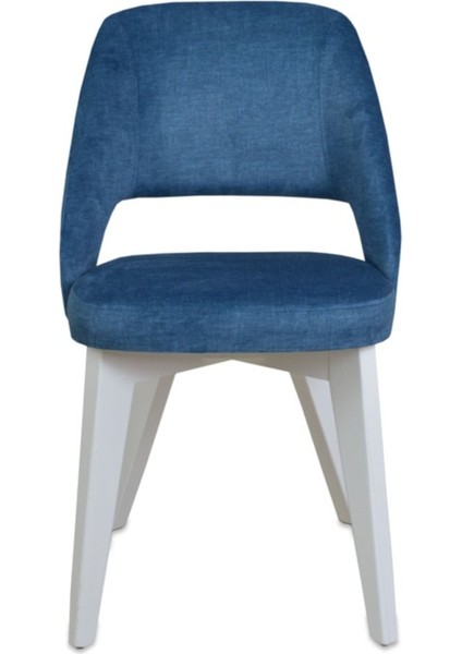 Toros Beyaz Kayın Ahşap Mutfak Sandalyesi