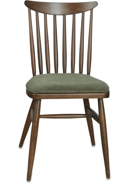 Teksas Koyu Ceviz Kayın Ahşap Kolsuz Mutfak Sandalyesi fiyatları