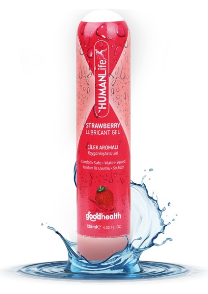 Humanlife 125 ml Çilek Aromalı Jel Lubricant